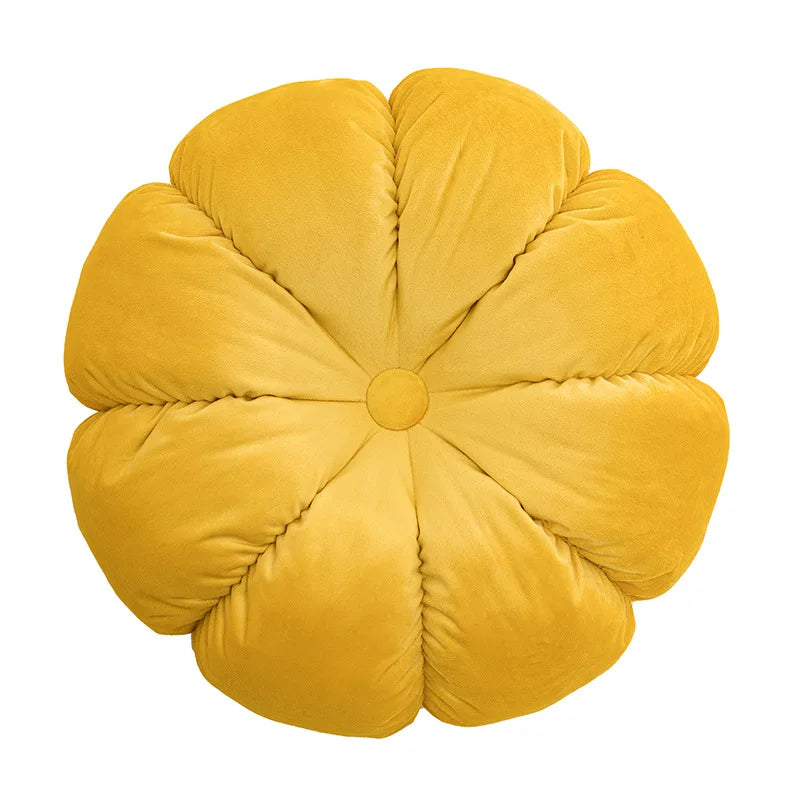 وسائد ديكوربايتس™ ثلاثية الأبعاد بنقشة زهور - وسائد بتلات بيضاء لديكور المنزل بمقاس 50×50 سم