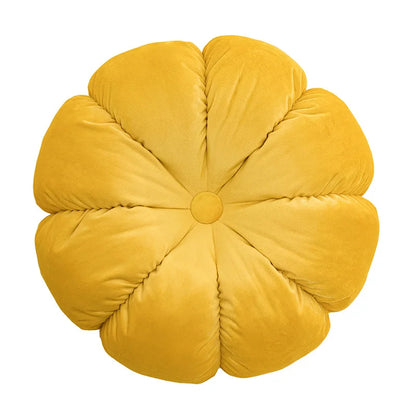 وسائد ديكوربايتس™ ثلاثية الأبعاد بنقشة زهور - وسائد بتلات بيضاء لديكور المنزل بمقاس 50×50 سم