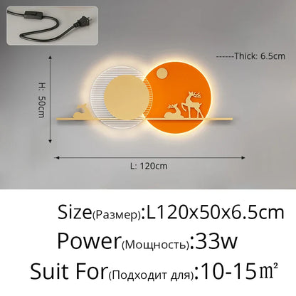 DecorBites™ LED Wall Lamps: Modern Bedroom & Living Room Decor, Simple & Stylish Lighting