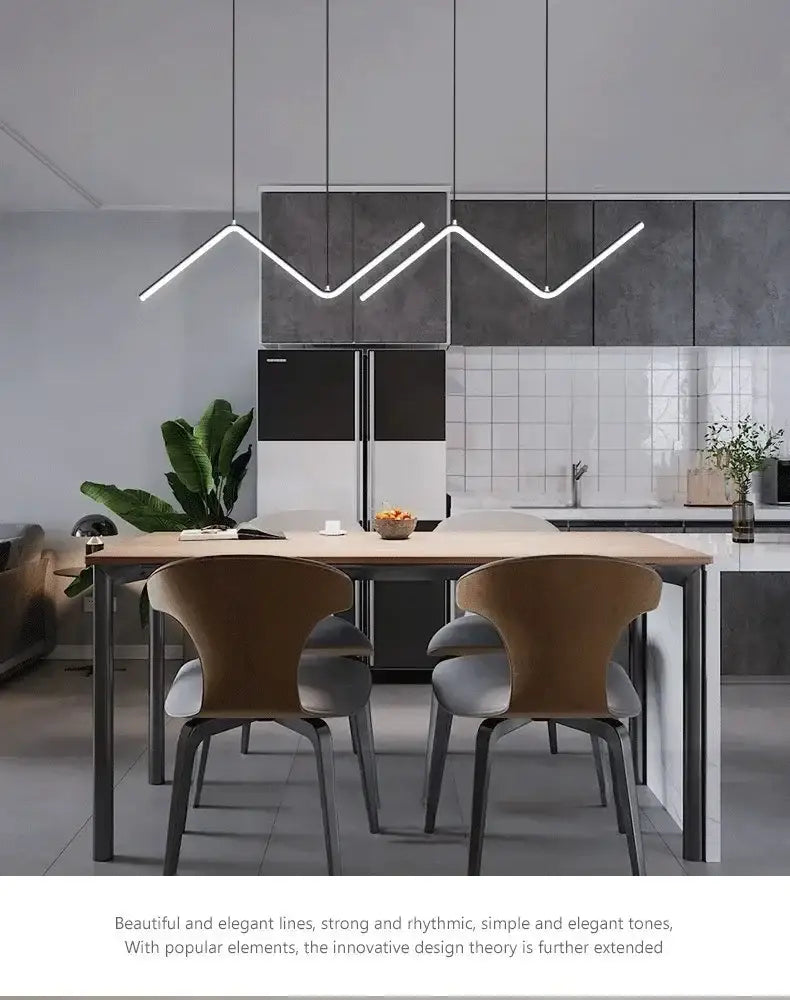 DecorBites™ Contemporary LED Pendant Lights 2-Head 90cm