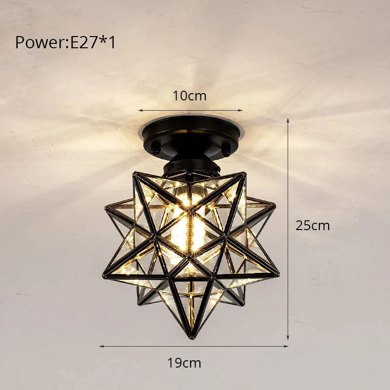 Lámpara de araña LED nórdica de cristal DecorBites™ para iluminación interior moderna