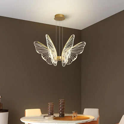 DecorBites™ Butterfly LED Chandelier for Bedroom and Dining Room Lighting