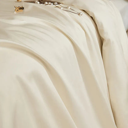 طقم مفروشات سرير مريحة من قطن بيما 1400TC من DecorBites™: غطاء لحاف ناعم، قابل للتهوية، مقاس كوين كينج، ملاءة، وأغطية وسائد