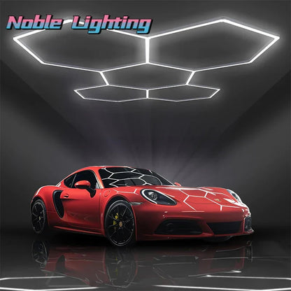 DecorBites™ Hexagon LED Ceiling Light: High-Performance, Best-Selling, Honeycomb Design