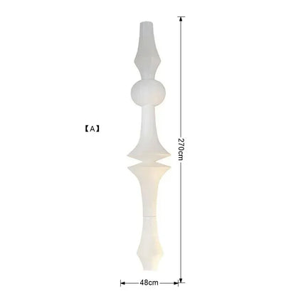 Akari-Style White Paper Wabi-Sabi Pendant Light