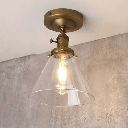Decorbites™ Trichter-Glas-Wandleuchte Vintage-Industrial-Wandleuchte