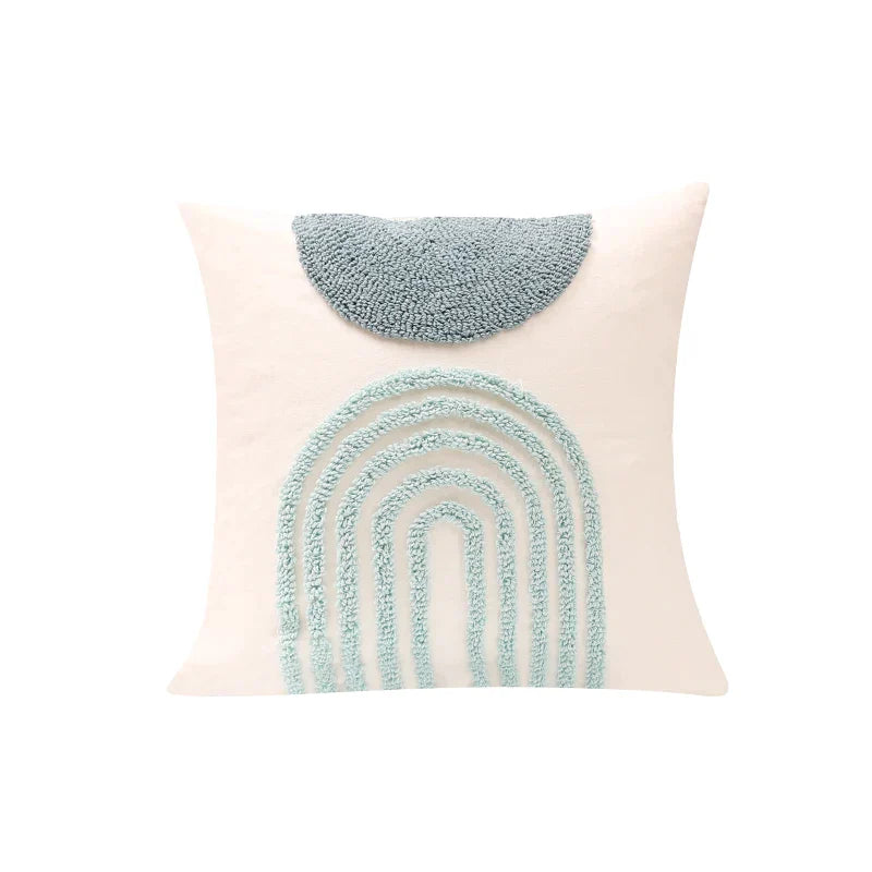 غطاء وسادة هندسي من DecorBites™ بتصميم ماسي منسوج 45×45 سم/30×50 سم مربع لغرفة المعيشة