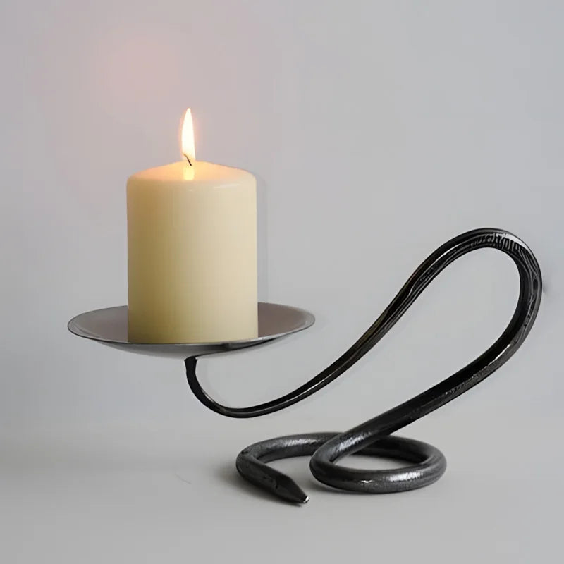 DecorBites™ Golden Banana Candlestick Holder for Wedding Centerpieces and Home Decoration