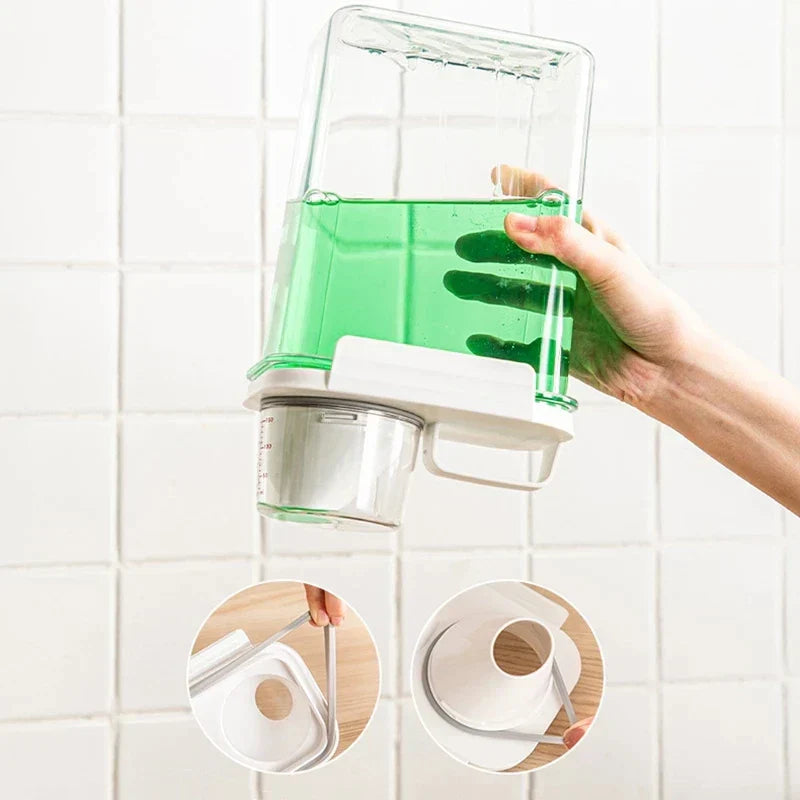 Transparent Powder Storage Jar