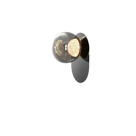 DecorBites™ Glass Ball Sconce Lamps Round Wall Decor Lights for Luxurious Room & Aisle