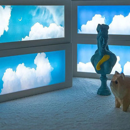 DecorBites™ Cloud Night Light: Rechargeable, Customizable, and Creative Bedroom Decor