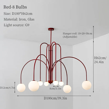 Lámpara colgante LED DecorBites™ para la decoración de la sala de estar o el dormitorio