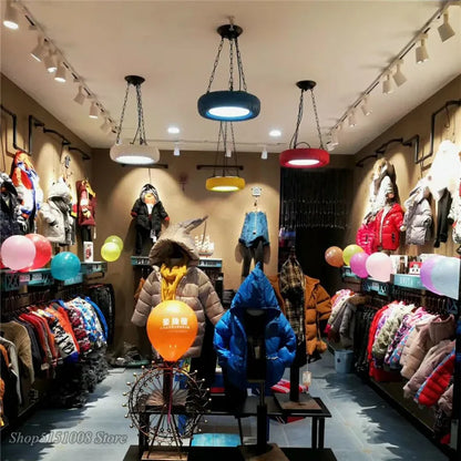 DecorBites™ Industrial Rubber Tire Pendant Light for Bar and Kitchen Décor