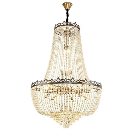 Lámpara de araña LED de cristal DecorBites™ para sala de estar y comedor de lujo