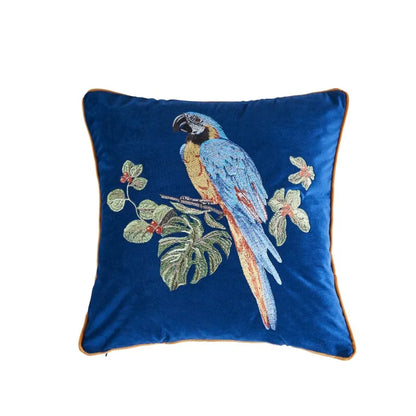 DecorBites™ Leopard Embroidered Decorative Pillowcase