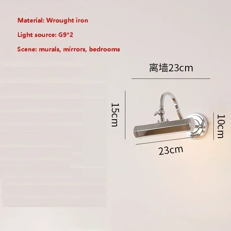 DecorBites™ Gold Mirror Headlight Wall Light - Modern Bedroom Reading Lamp Art Deco