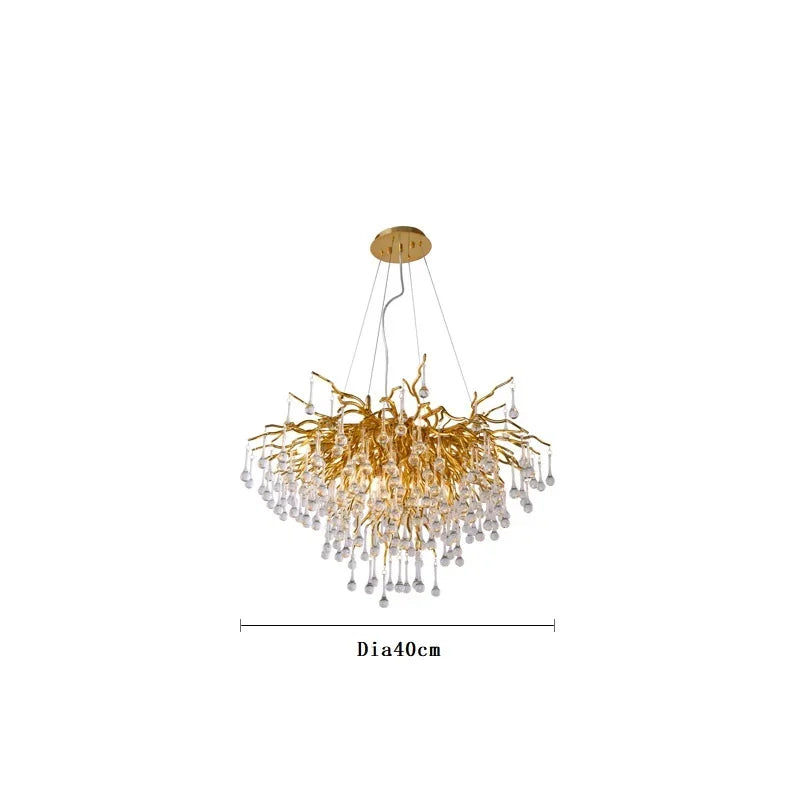 DecorBites™ Crystal Ceiling Chandelier: Modern Luxury for Living, Dining, Bedroom, Hotel, Hall Décor