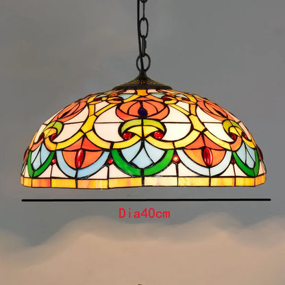 Decorbites™ Bunte Glas-Lüster: Retro Tiffany-Stil Lampe für kreative Heimdekoration
