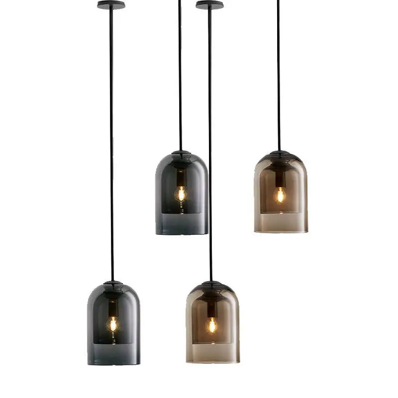 DecorBites™ Glass LED Chandelier for Bedroom Dining Room Bar Office Eco-Friendly Nordic Design