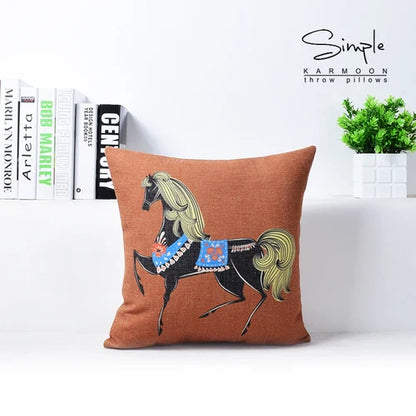 غطاء وسادة أريكة من الكتان القطني من DecorBites™، غطاء وسادة للديكور المنزلي