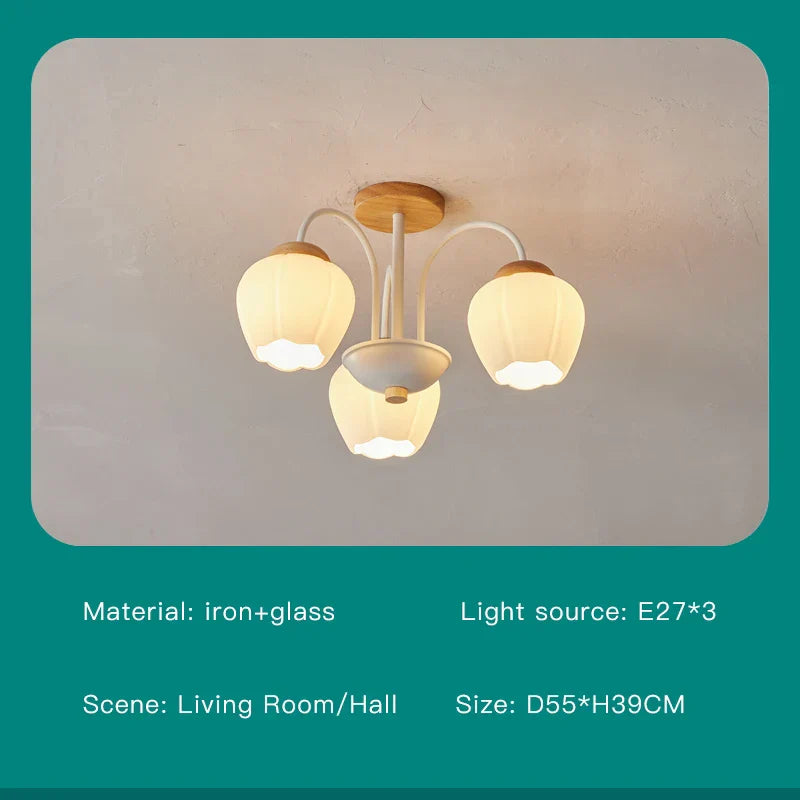 ديكوربايتس™ 2024 مصباح سقف حديث باللونين الأخضر والأبيض لغرفة المعيشة وغرفة الطعام وغرفة النوم