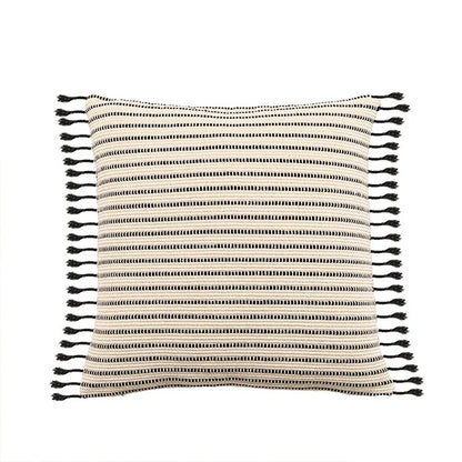 DecorBites™ Boho Jacquard Flower Throw Pillow Case with Tassels - Home Sofa Decor