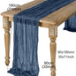 Sage Semi-Sheer Gauze Table Runner