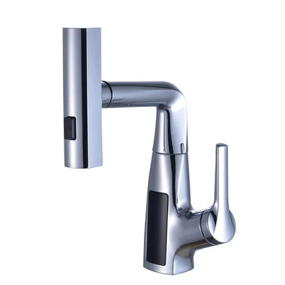 DecorBites™ Digital Display Waterfall Basin Faucet Cold Hot Mixer Rotating Sink Tap