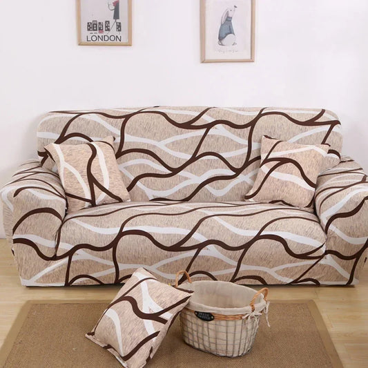 Decobites Stretch Sofa Cover Slipcover Print Seater Couch Protector