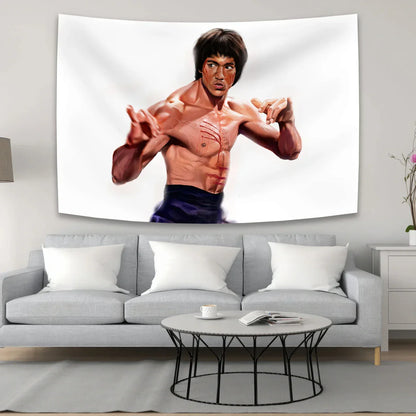 Decobites Bruce Lee Hippie Tapestry for Bedroom Decor