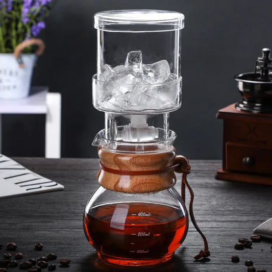 DecorBites™ Glass Cold Brew Coffee Maker Set - Barista Quality Pour Over Kettle & Drip Filter