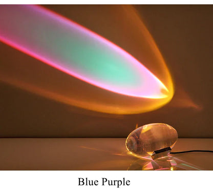 Lámpara de mesa LED de cristal DecorBites™: Elegante luz nocturna para la decoración de la sala de estar y el dormitorio.