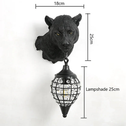 Decorbites™ Leopard Wandarmleuchte Licht Industrieelles Vintage-Lampen für Loft-Heimdekoration