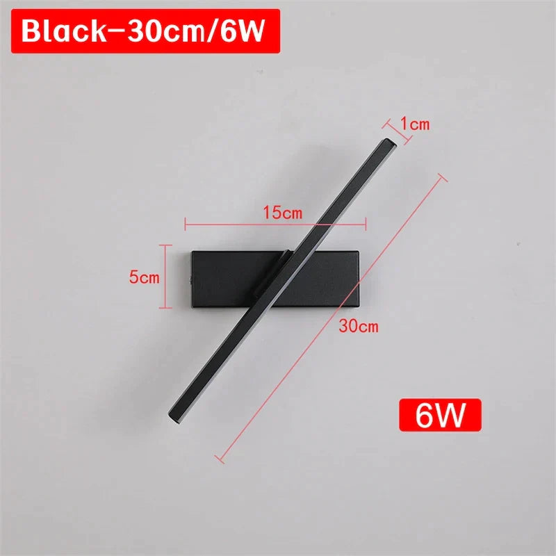 DecorBites™ LED Wall Sconce Rotatable Bedside Lamp for Bedroom & Living Room