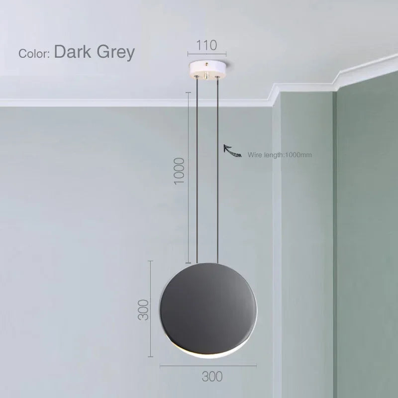 Lámpara de araña DecorBites™ Crescent Moon para comedor, cafetería, isla de cocina y bar.