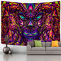 Decobites Maple Leaf Psychedelic Tapestry Wall Hanging: Colorful Boho Decor