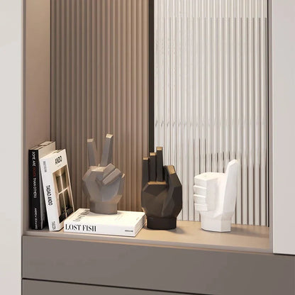 ديكور فني إيمائي من DecorBites™ للمنزل والمكتب وغرفة المعيشة وخزانة الكتب وخزانة النبيذ