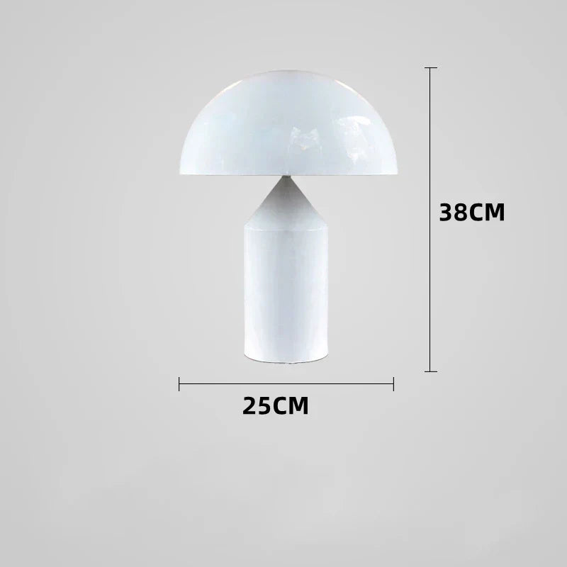 DecorBites™ Golden Mushroom LED Desk Lamp for Home Decoration & Reading