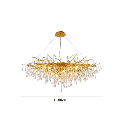 DecorBites™ Crystal Ceiling Chandelier: Modern Luxury for Living, Dining, Bedroom, Hotel, Hall Décor