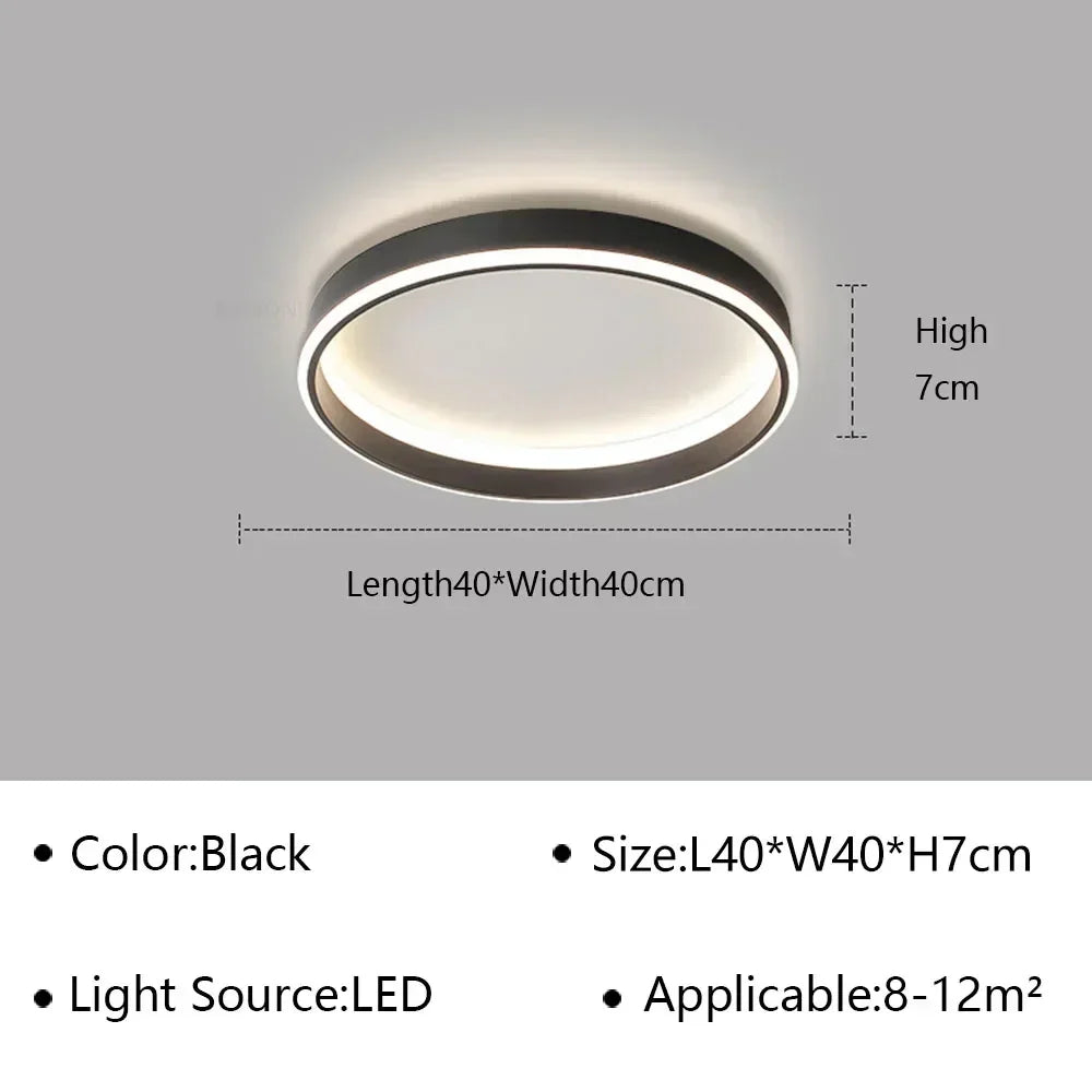 Lámpara de techo geométrica LED DecorBites™ para sala de estar, comedor, estudio, dormitorio, pasillo o balcón.