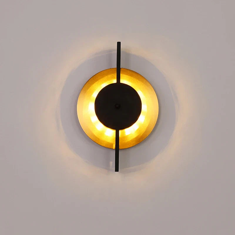 Lámpara de pared decorativa LED Decorbites™ Gold Iron Art Designer Sconce