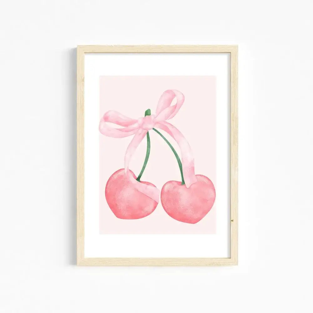 DecorBites™ Chic Pink Wall Art for Girls’ Room