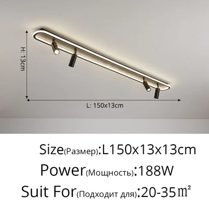 DecorBites™ LED Modern Chandelier for Living Room Bedroom Indoor Lighting