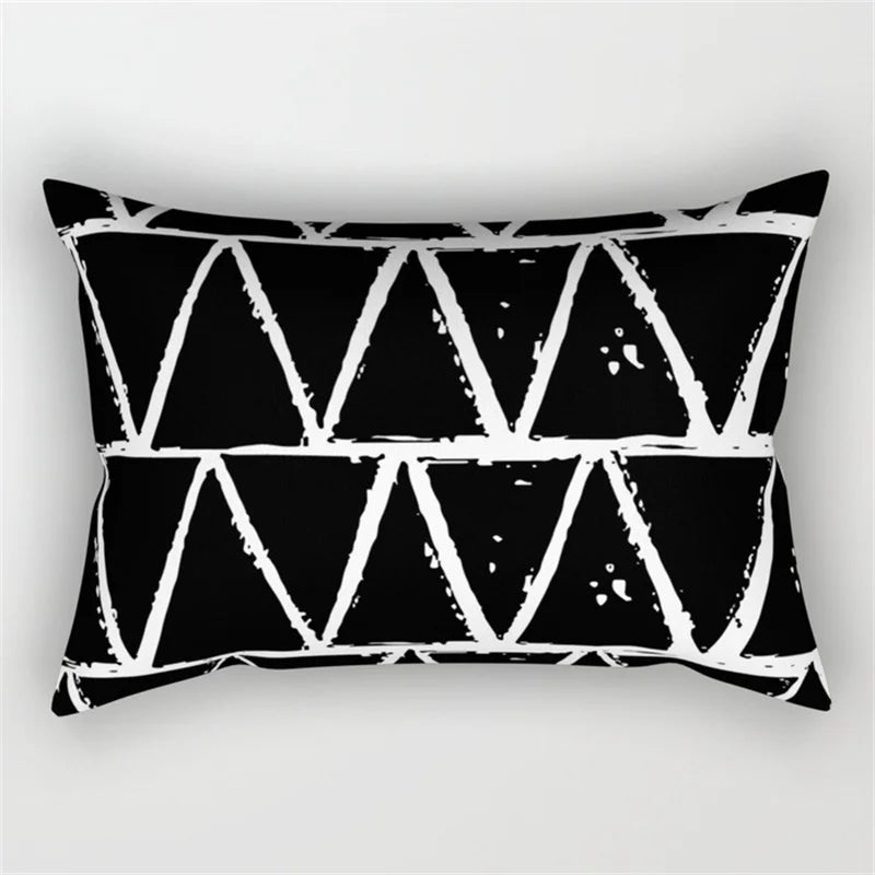 طقم غطاء وسادة للخصر بتصميم هندسي مموج من DecorBites™