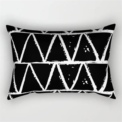 طقم غطاء وسادة للخصر بتصميم هندسي مموج من DecorBites™