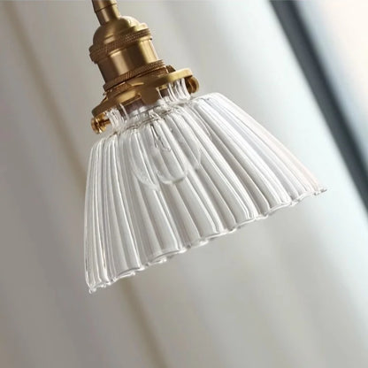 DecorBites™ Clear Glass Wire Pendant Light Fixture Nordic Modern Hanging Lamp