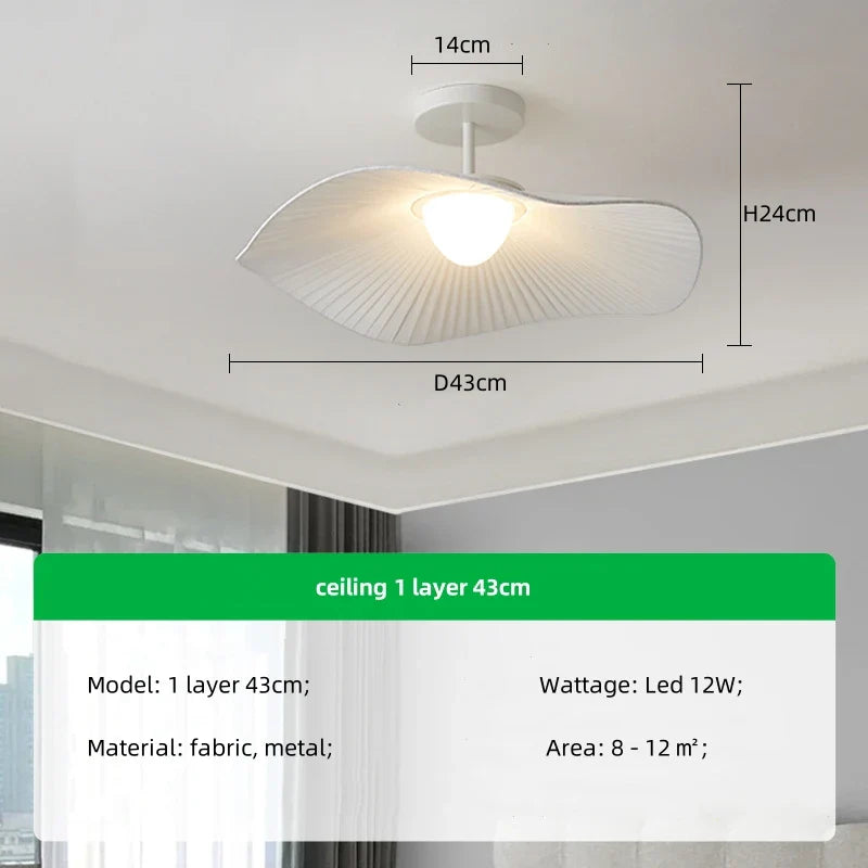 Modern Nordic Fabric Pendant Light