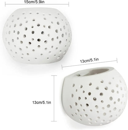 DecorBites™ Gypsum LED Wall Lamp 5W Sconces Modern Indoor Lighting Bedroom Living Room