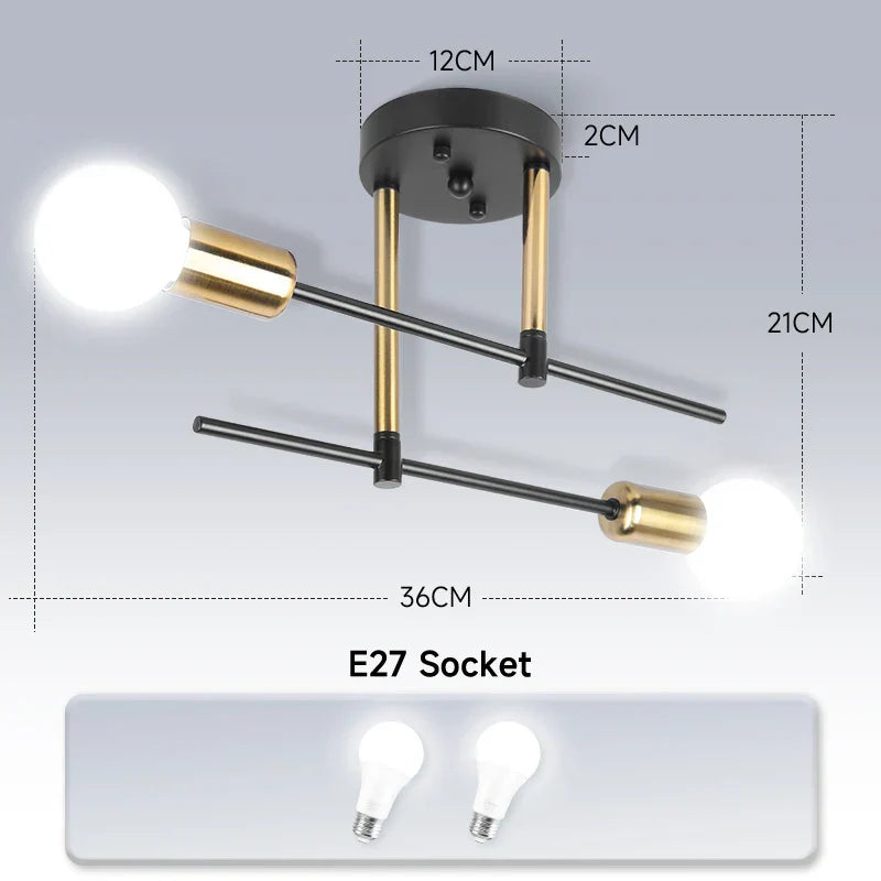Lámpara colgante de techo LED DecorBites™ para cocina, sala de estar y decoración del hogar