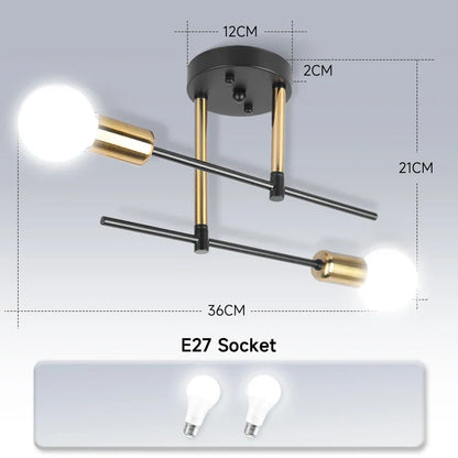Lámpara colgante de techo LED DecorBites™ para cocina, sala de estar y decoración del hogar